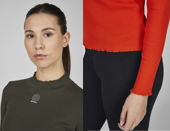 MAGLIA A COSTINE M/L ESKADRON DYNAMIC II Donna, Polo da allenamento 
